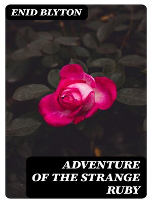 cover image of Adventure of the Strange Ruby